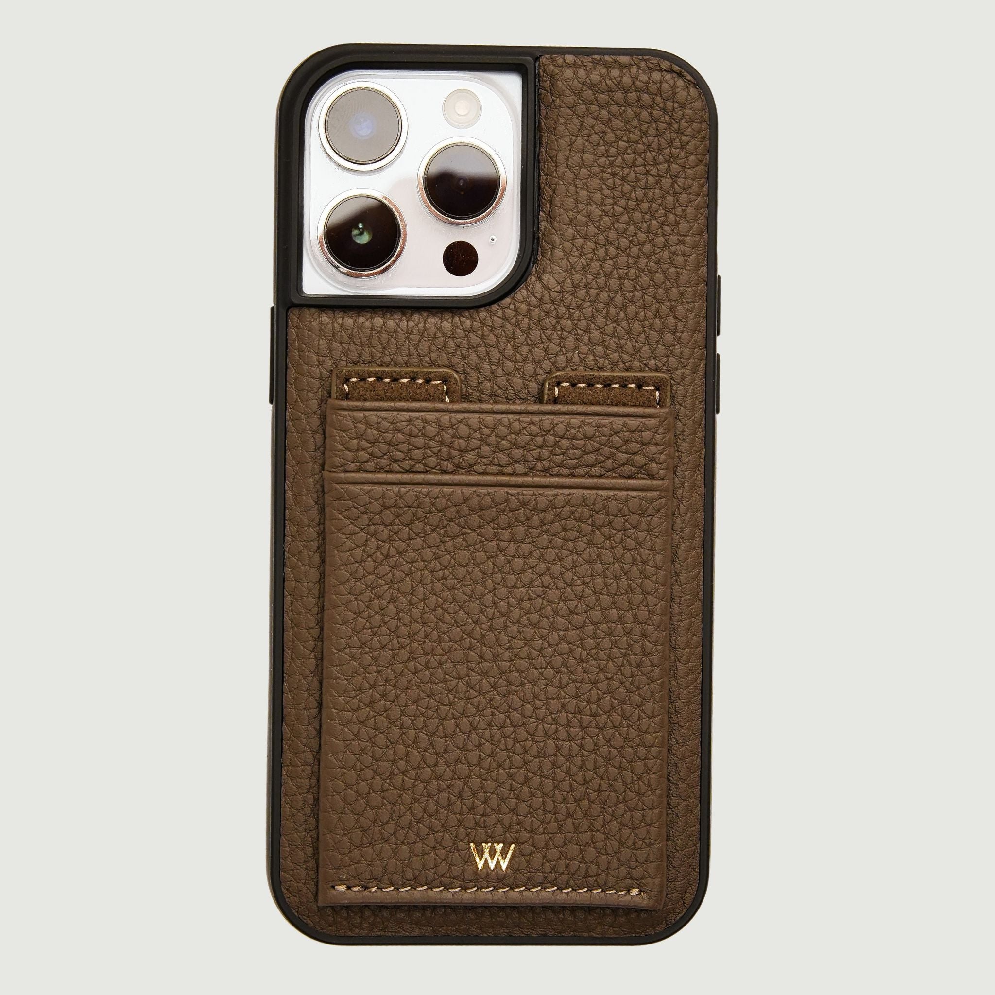 小物 Brown Brown/card case Brown Cardholder Case – With Wallet
