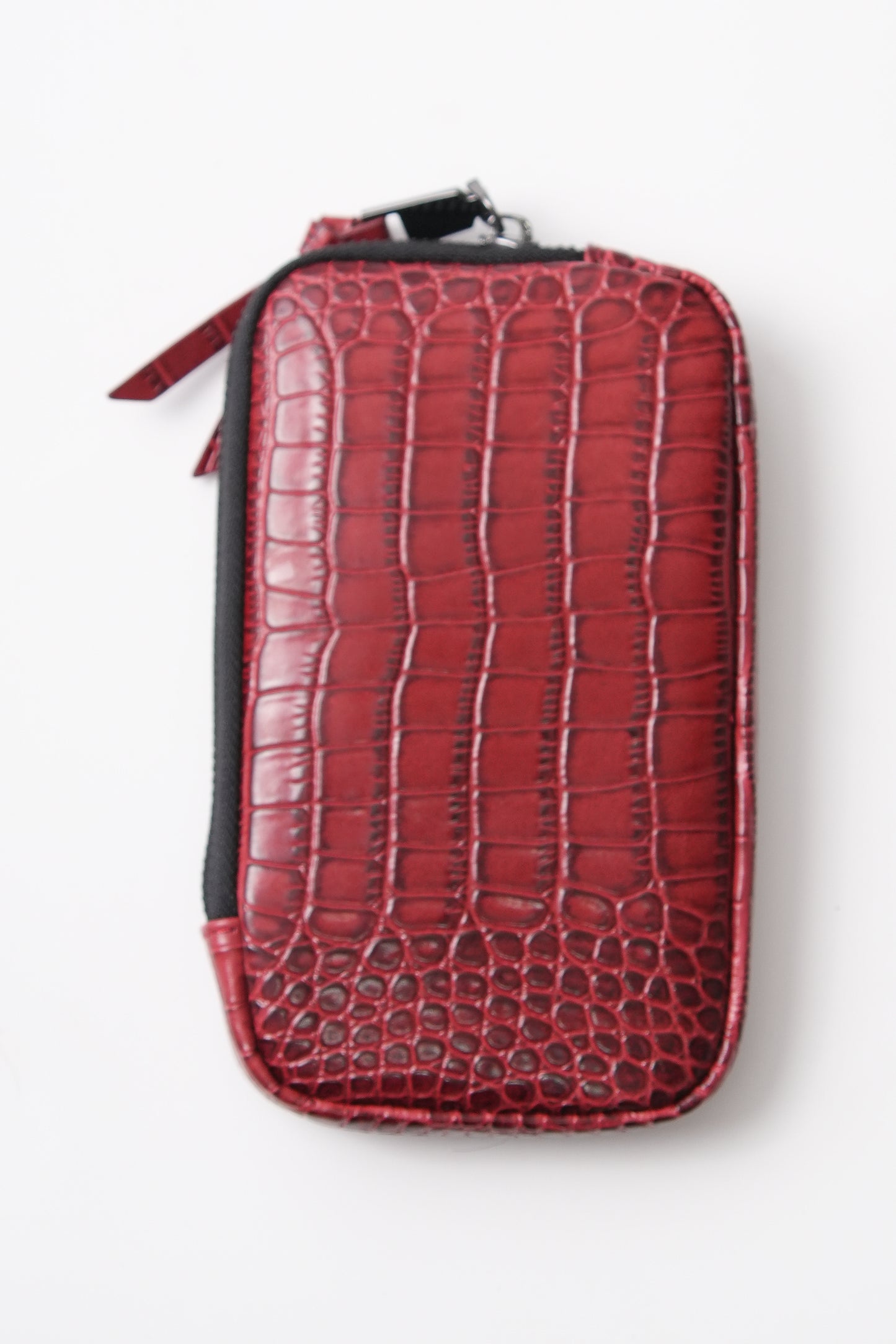 Red Croc Pouch
