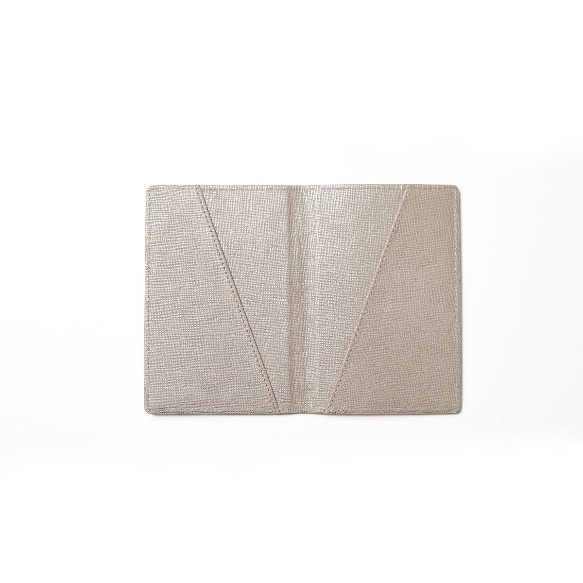 Shinny Saffiano Passport Holder
