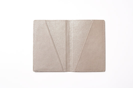 Shinny Saffiano Passport Holder