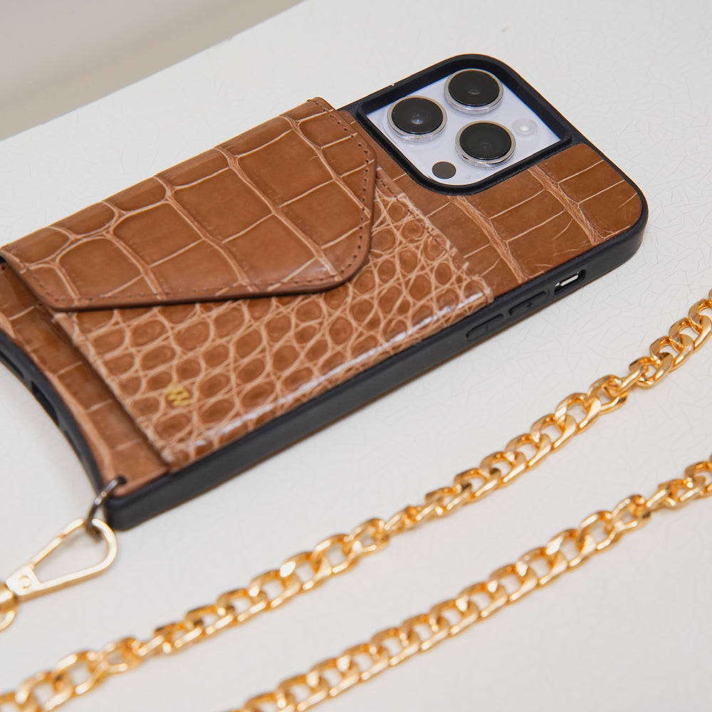 Caramel Croc Classic Case