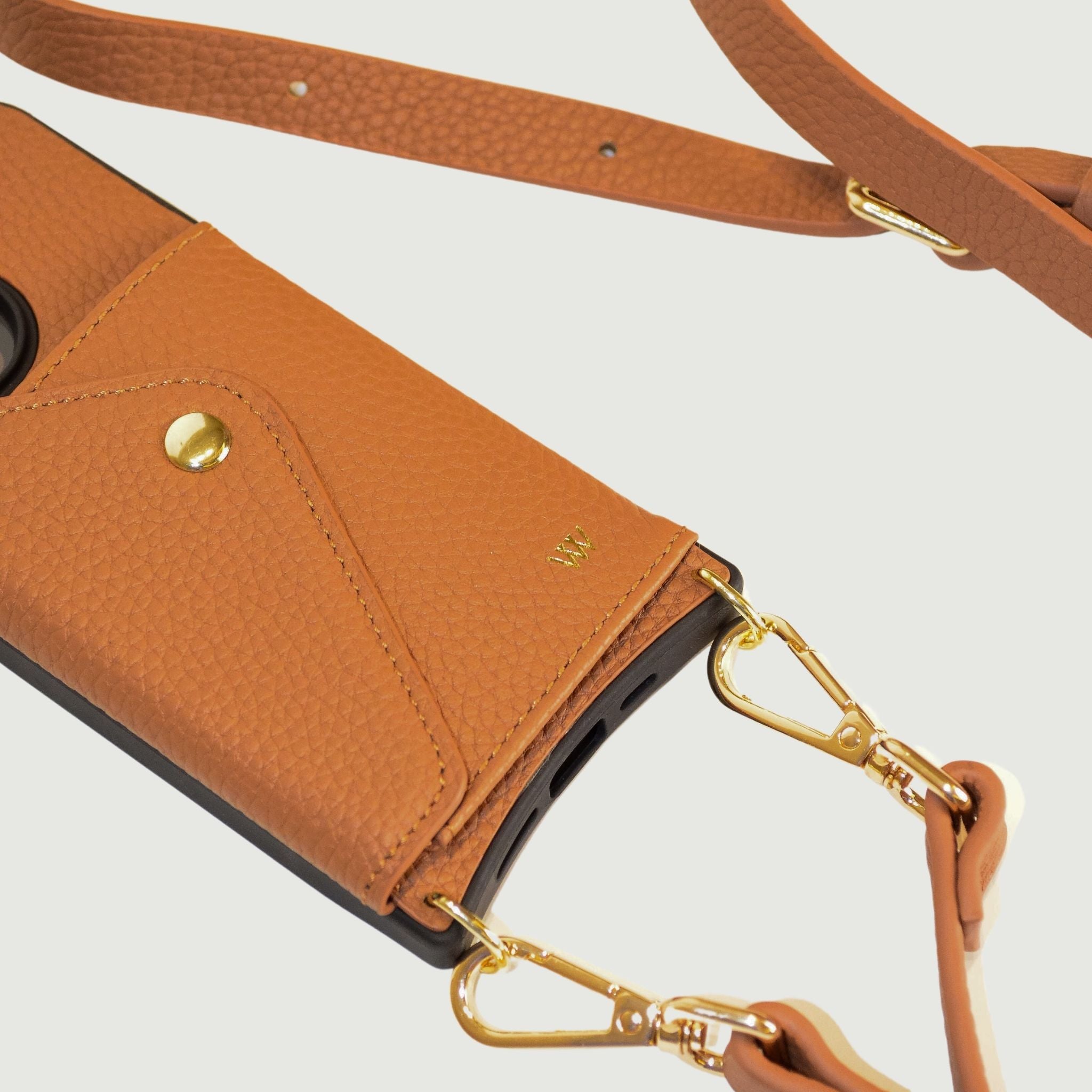 WANTKEY MINI LEATHER CASE CAMEL