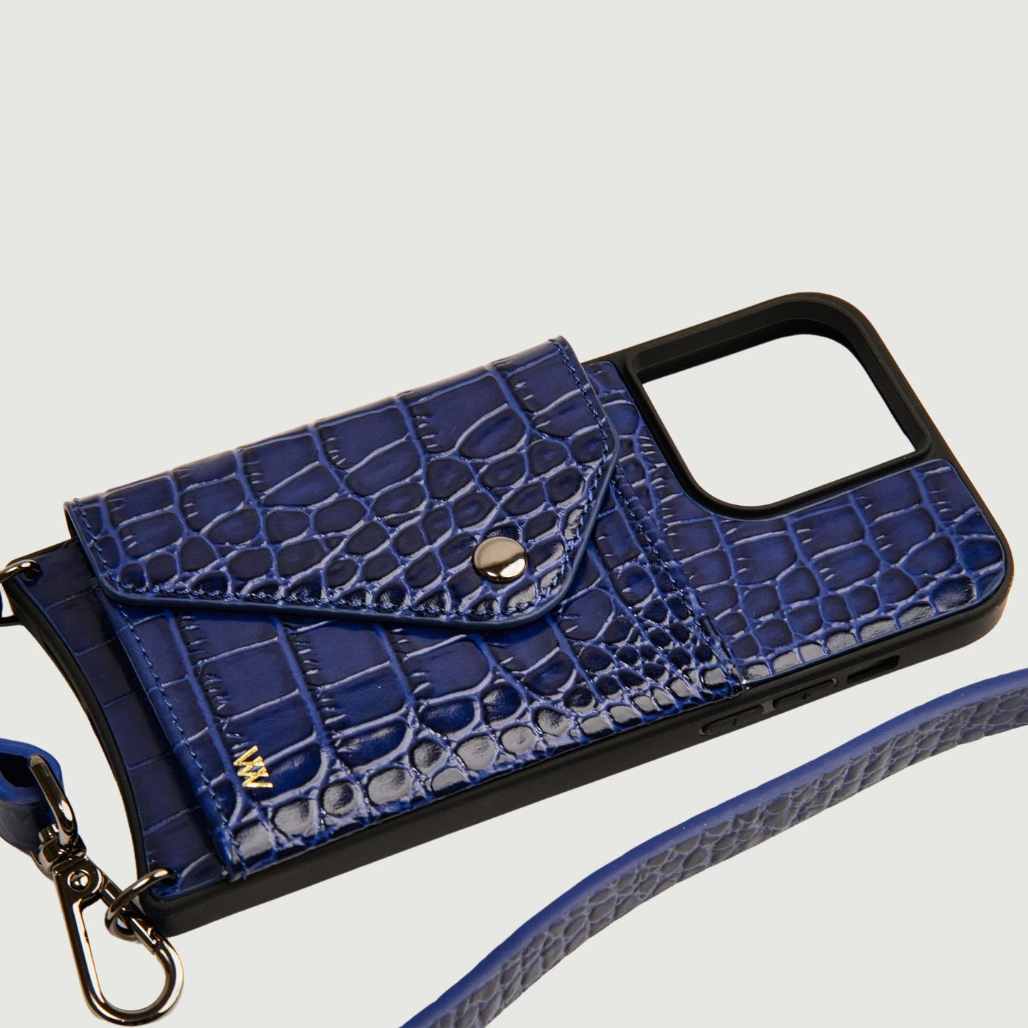 Blue Classic Croc Case