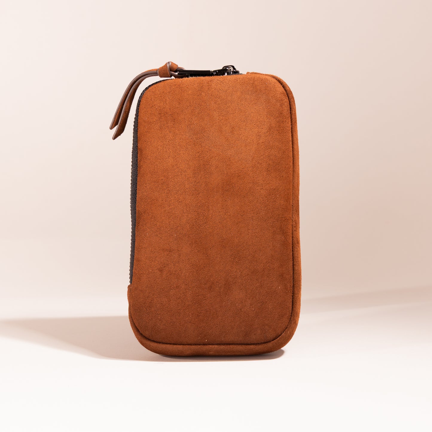 Brown Seude Leather Pouch