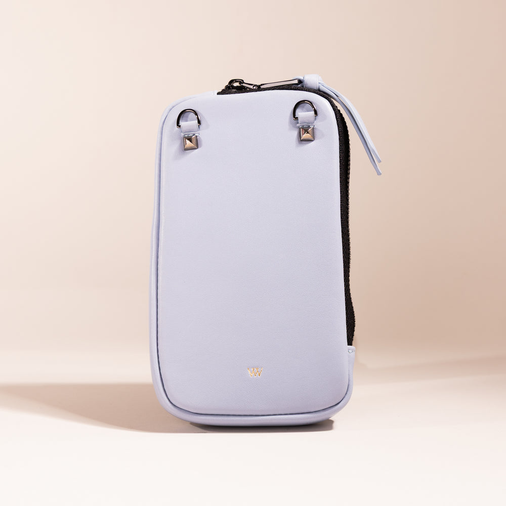Baby Blue Leather Pouch