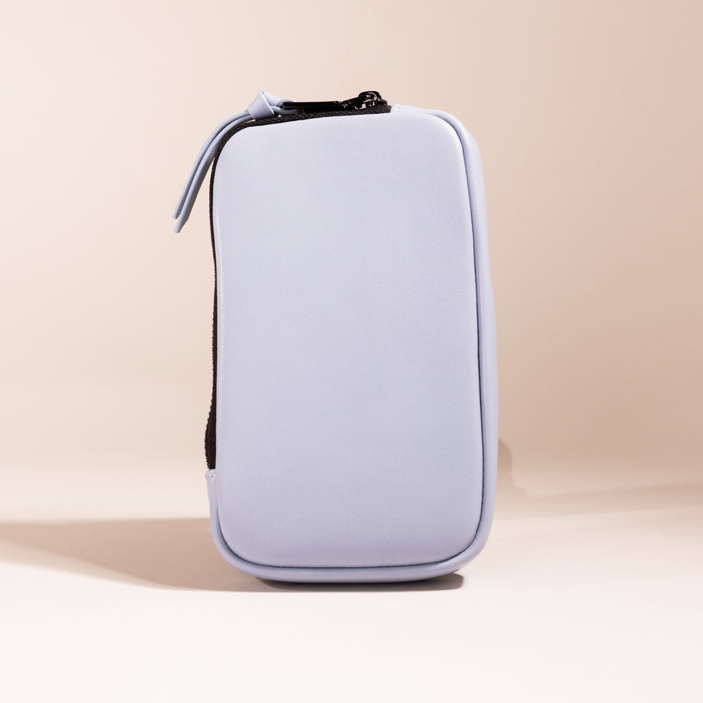 Baby Blue Leather Pouch