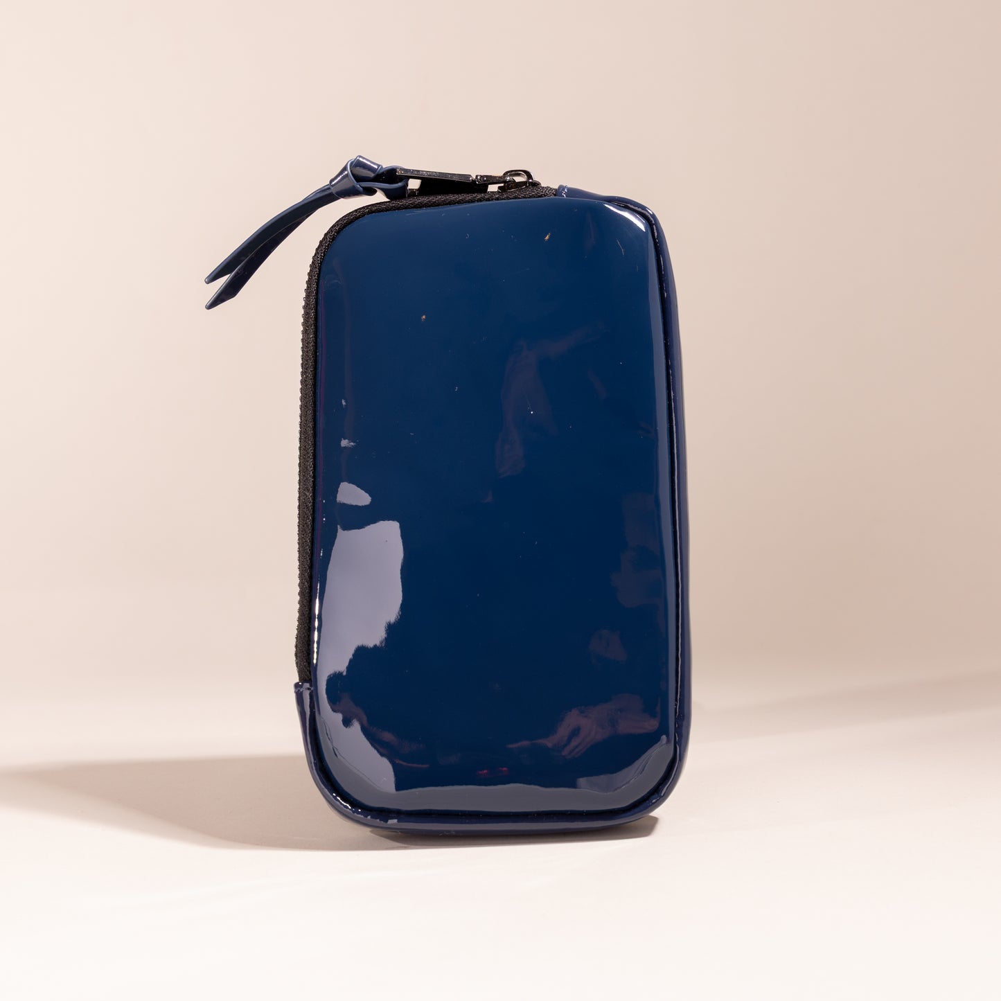 Plastic Blue Leather Pouch
