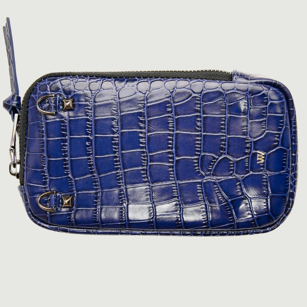 Blue Croc Pouch