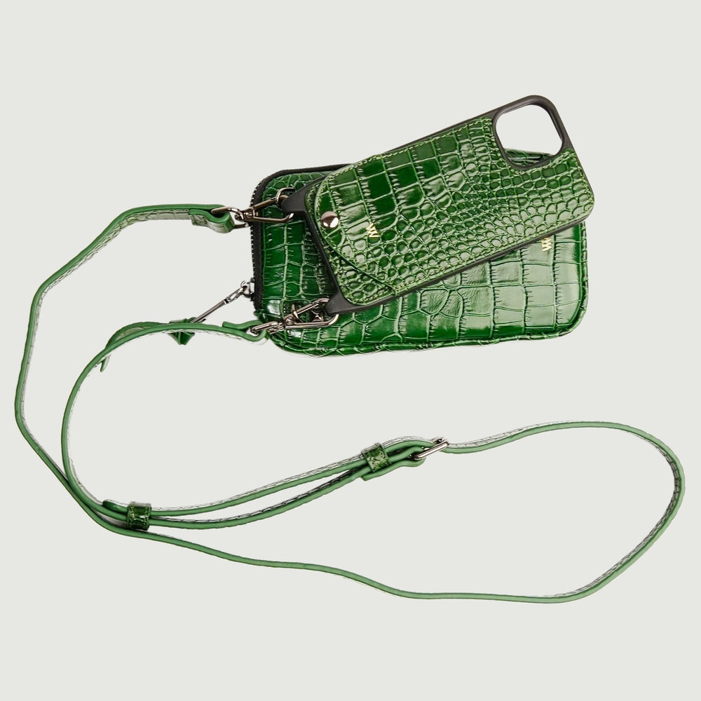 
                  
                    Green Croc Pouch
                  
                