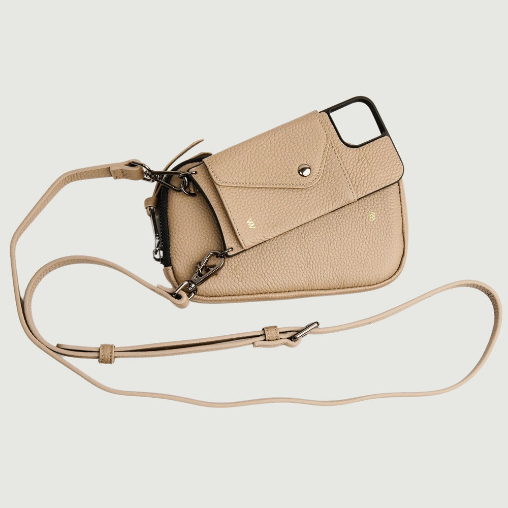 
                  
                    Taupe Leather Pouch
                  
                