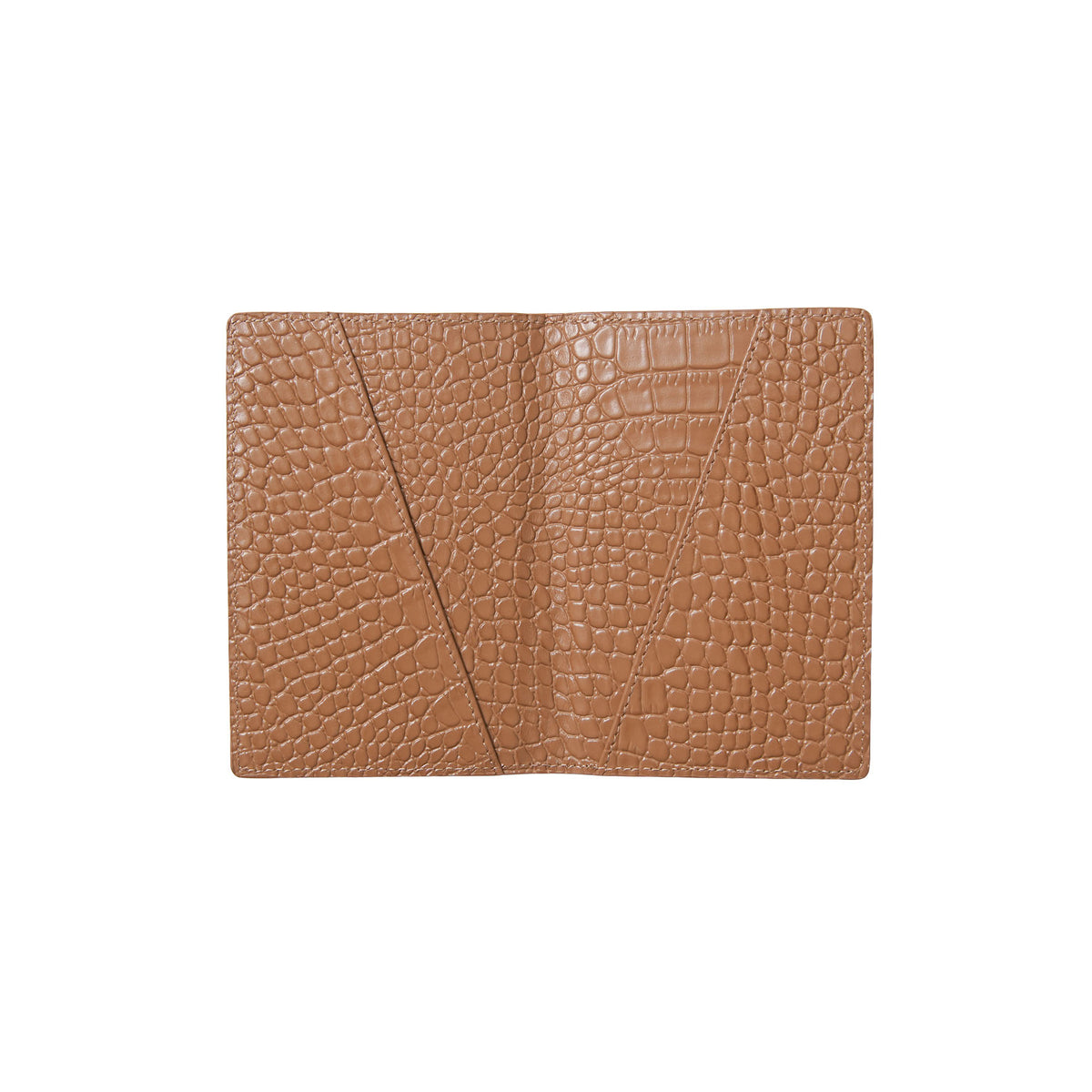 Camel Croc Passport Holder
