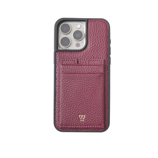 Burgundy Cardholder Case