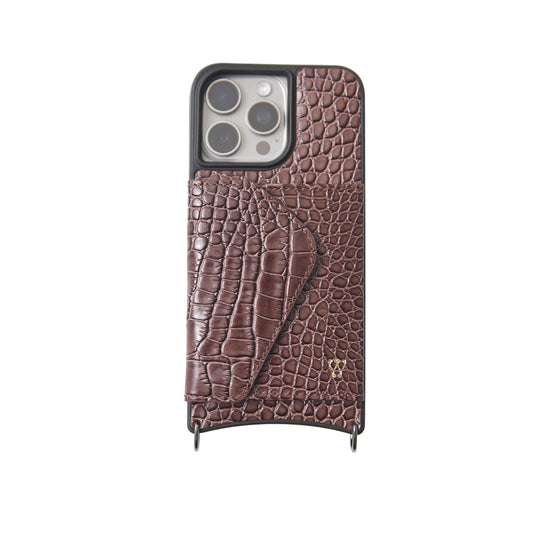 Brown Croc Case