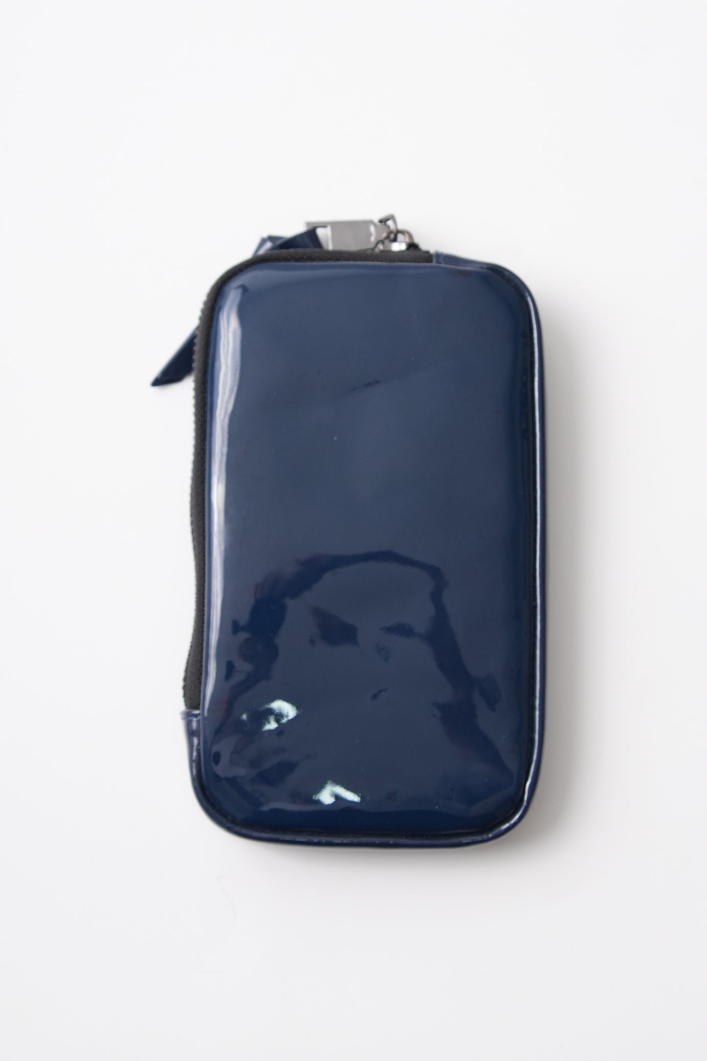 Blue Glossy Pouch