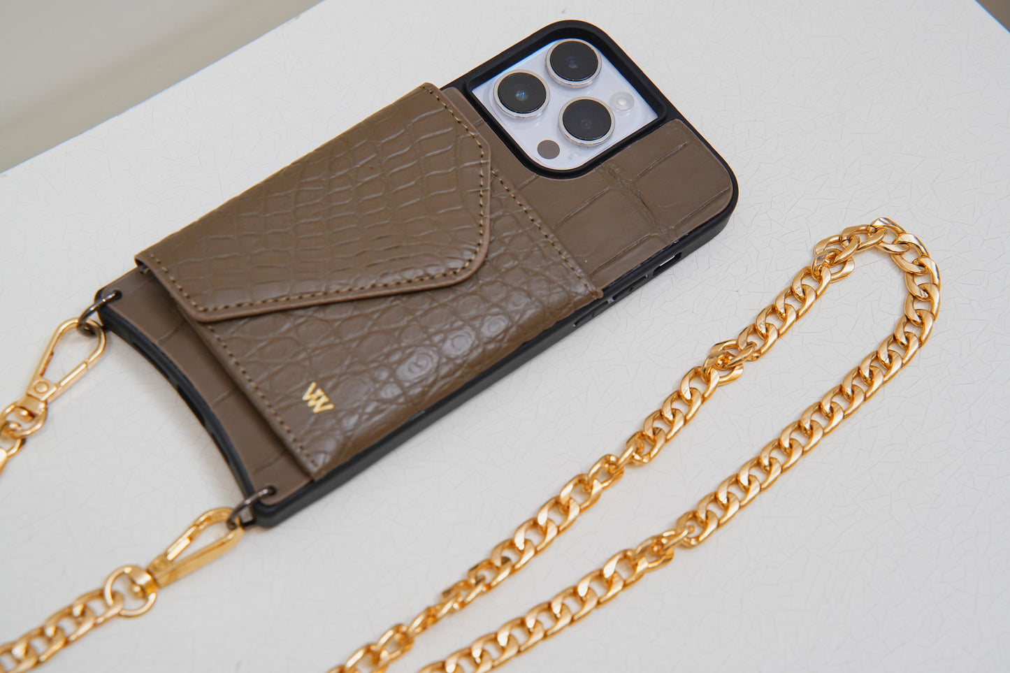 Brown Croc Classic Case