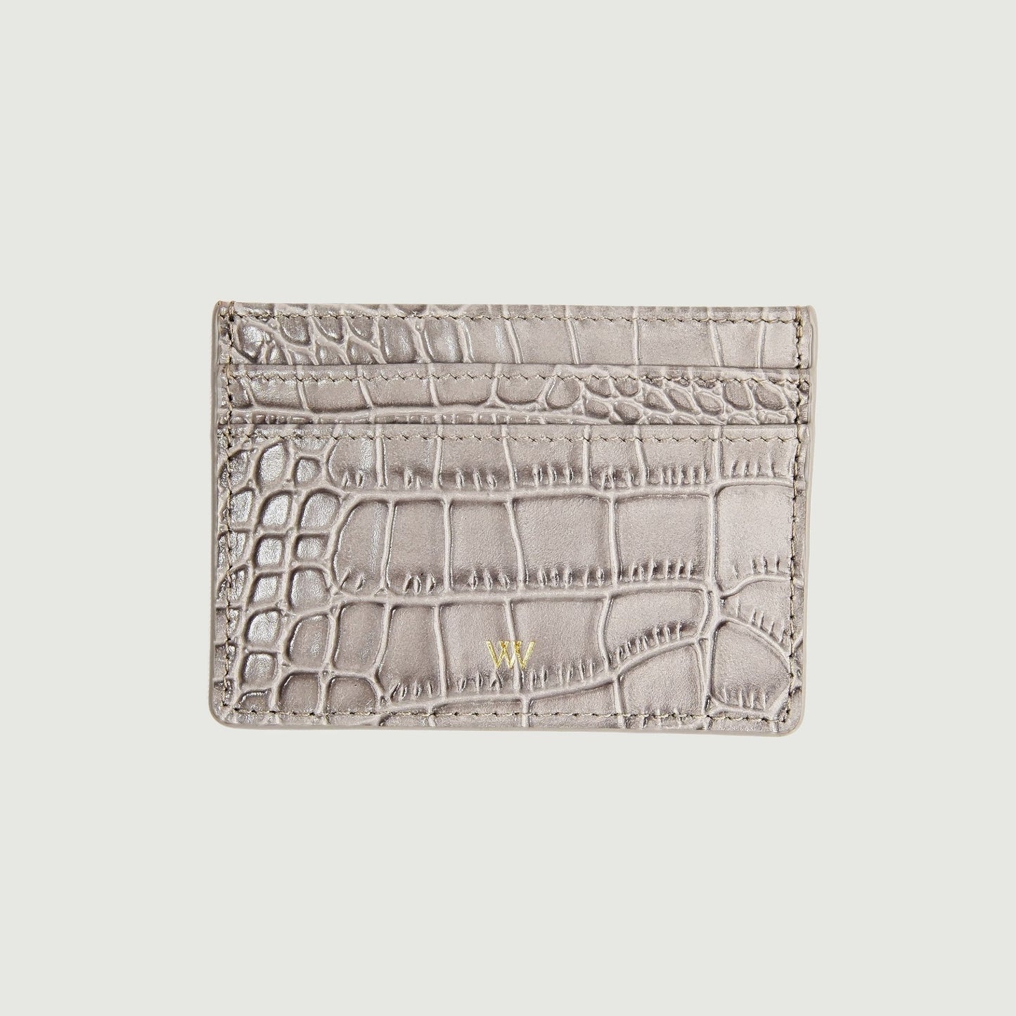 Grey Croc Cardholder