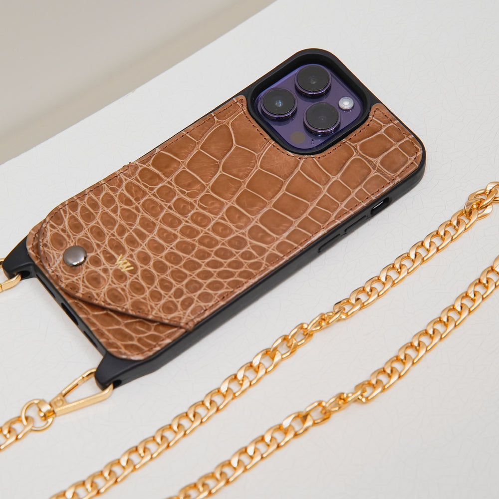 
                  
                    Caramel Croc Case
                  
                