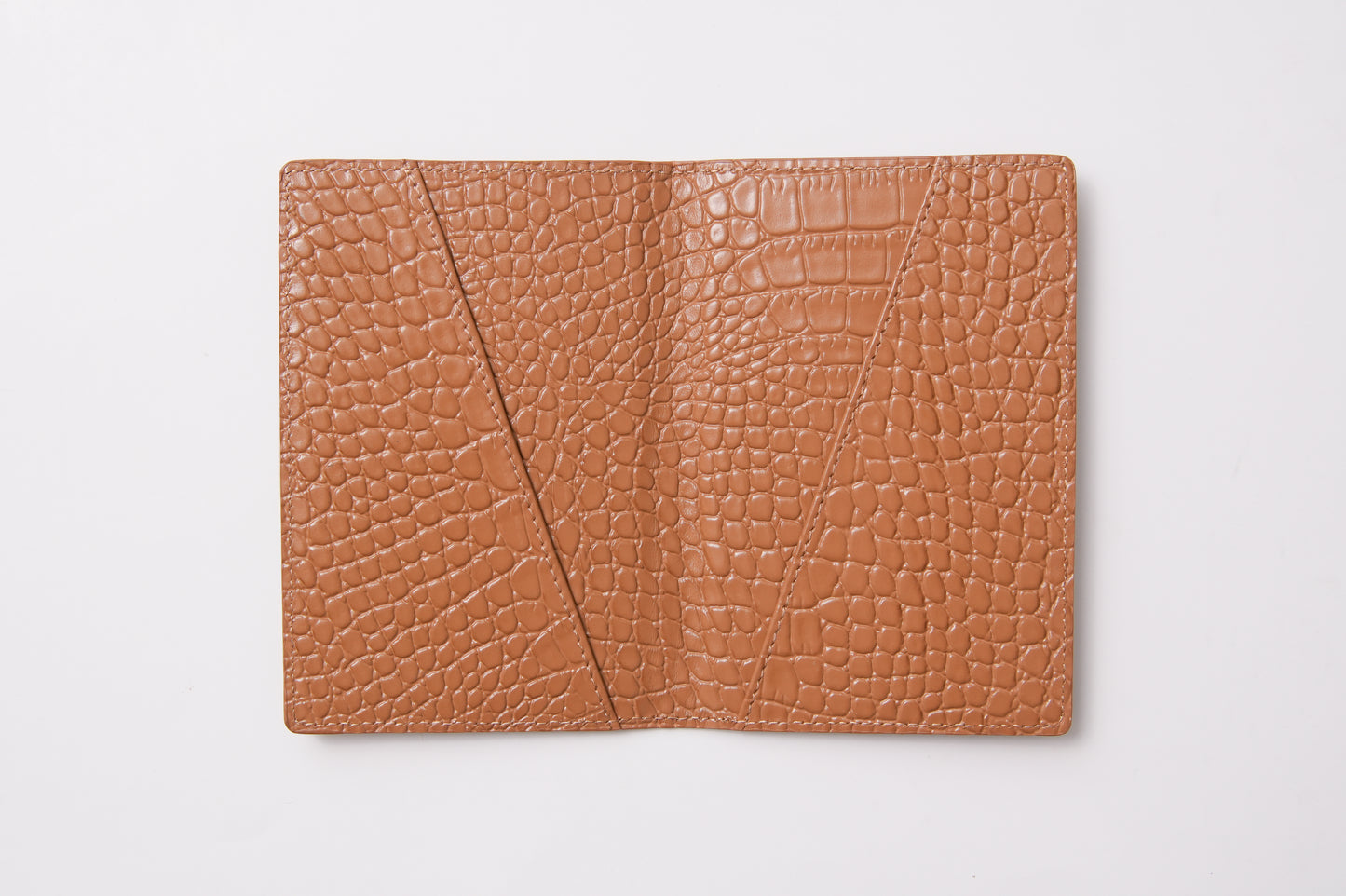 Camel Croc Passport Holder