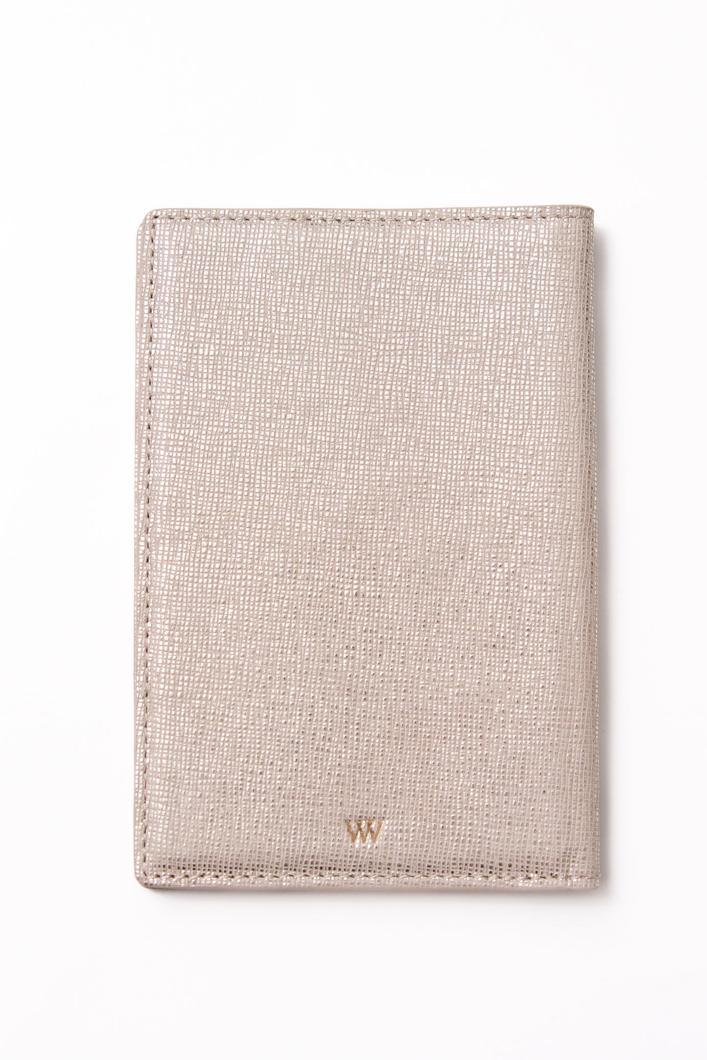 Shinny Saffiano Passport Holder