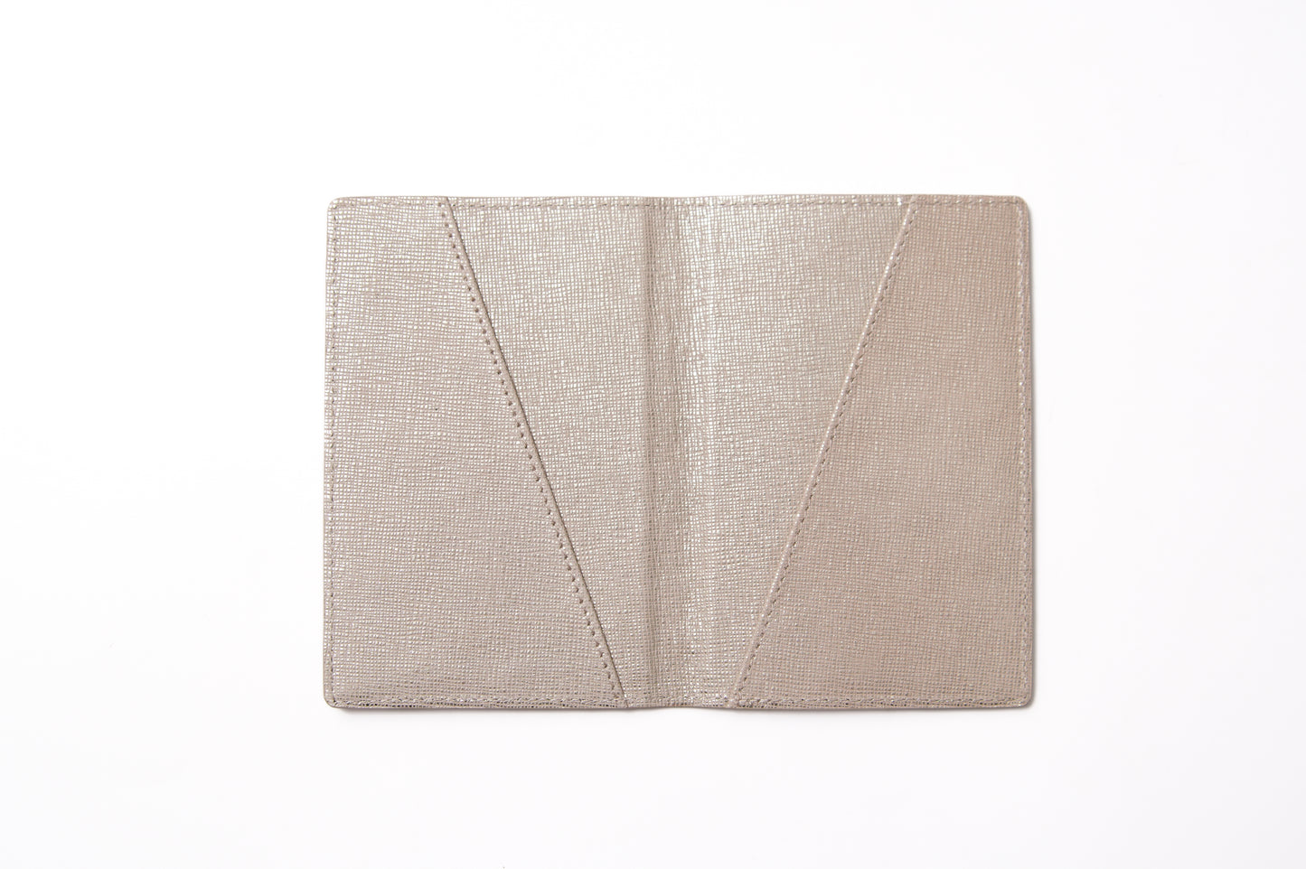 Shinny Saffiano Passport Holder