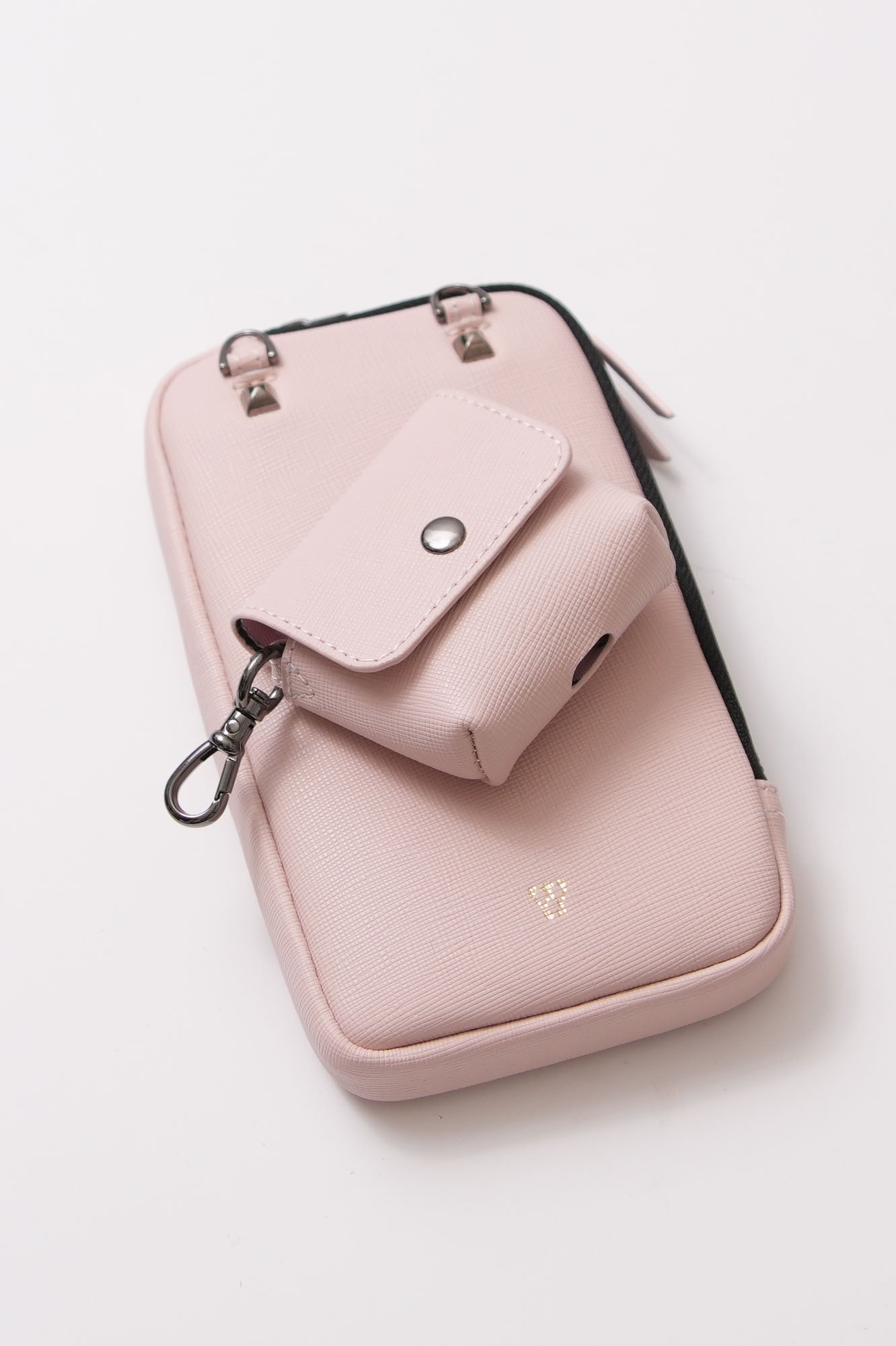 Light Pink Saffiano Pouch