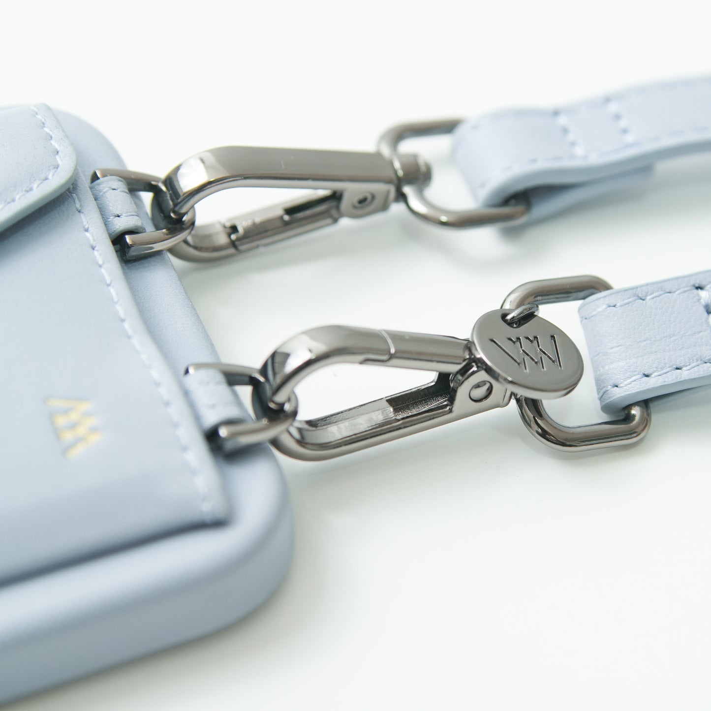 Baby Blue Smooth Leather Classic Case