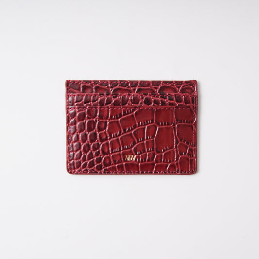 Red Croc Cardholder