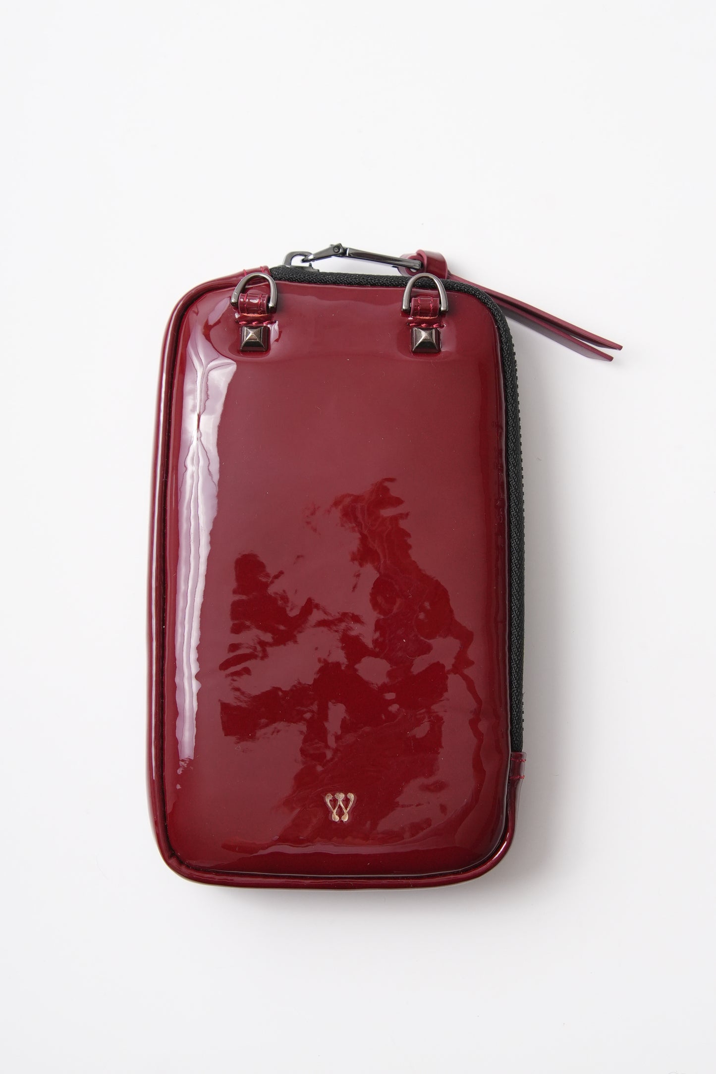 Burgundy Glossy Pouch