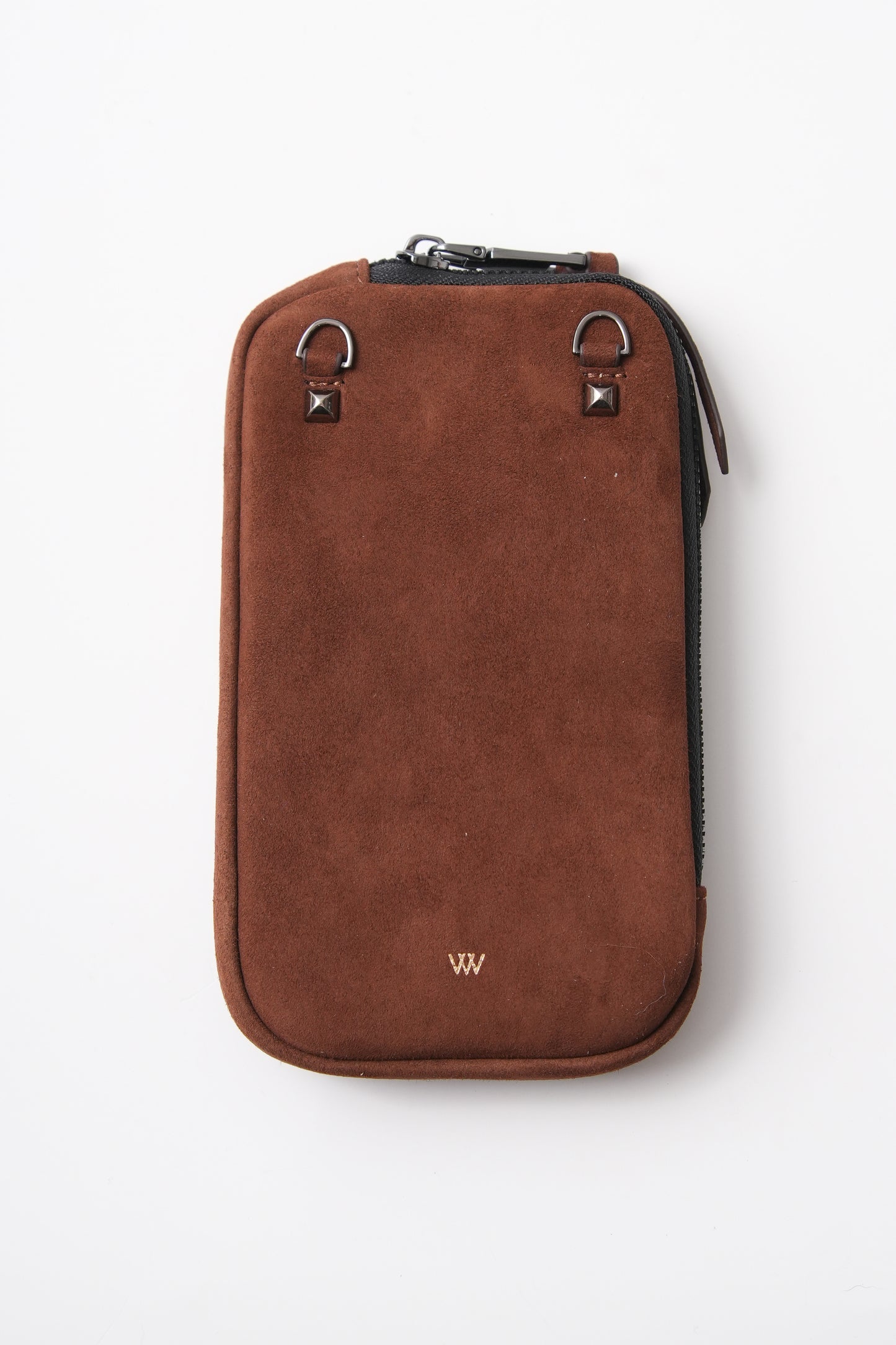 Brown Suede Pouch