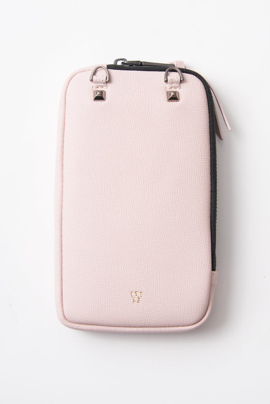 Light Pink Saffiano Pouch