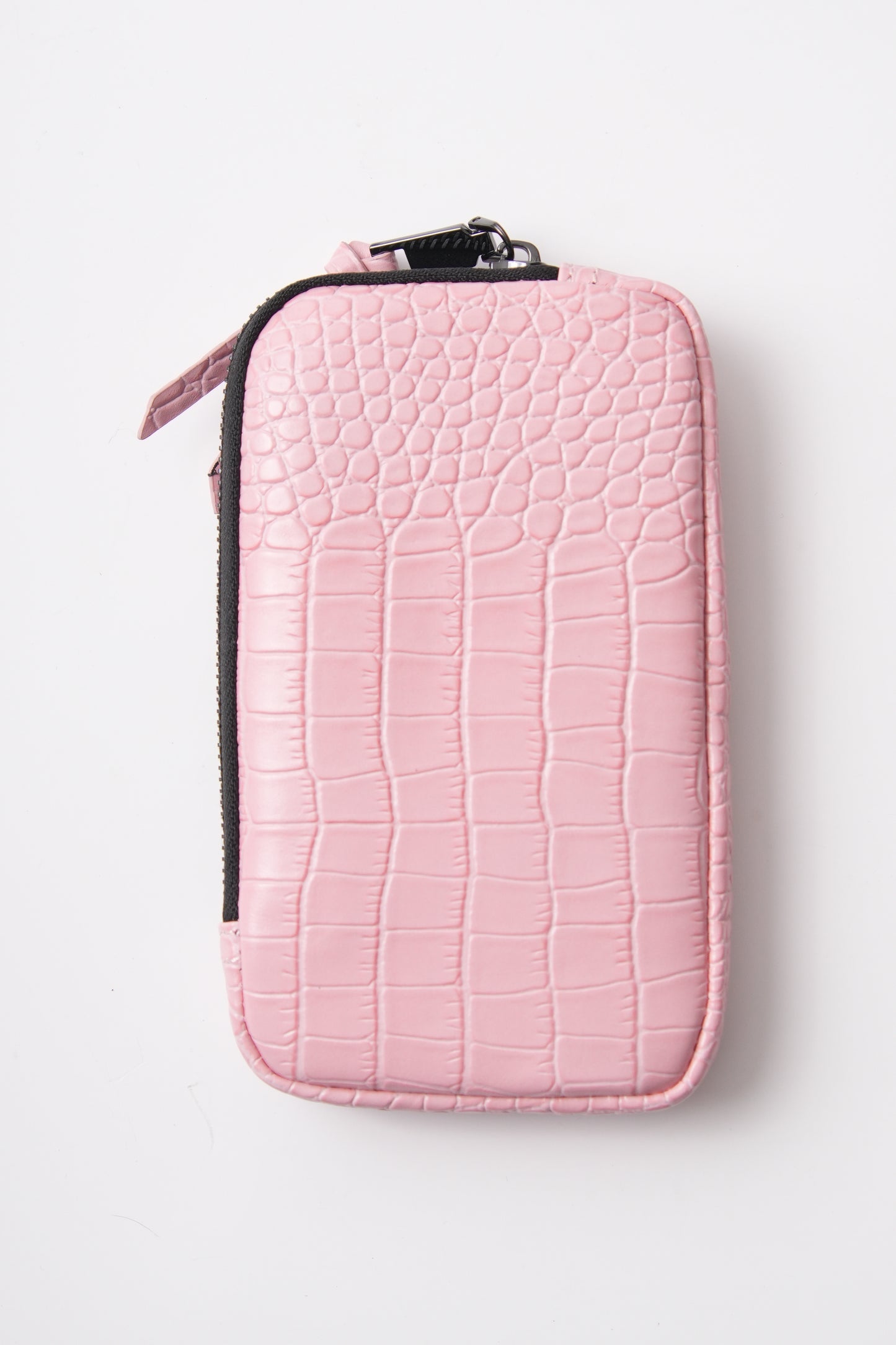 Baby Pink Croc Pouch