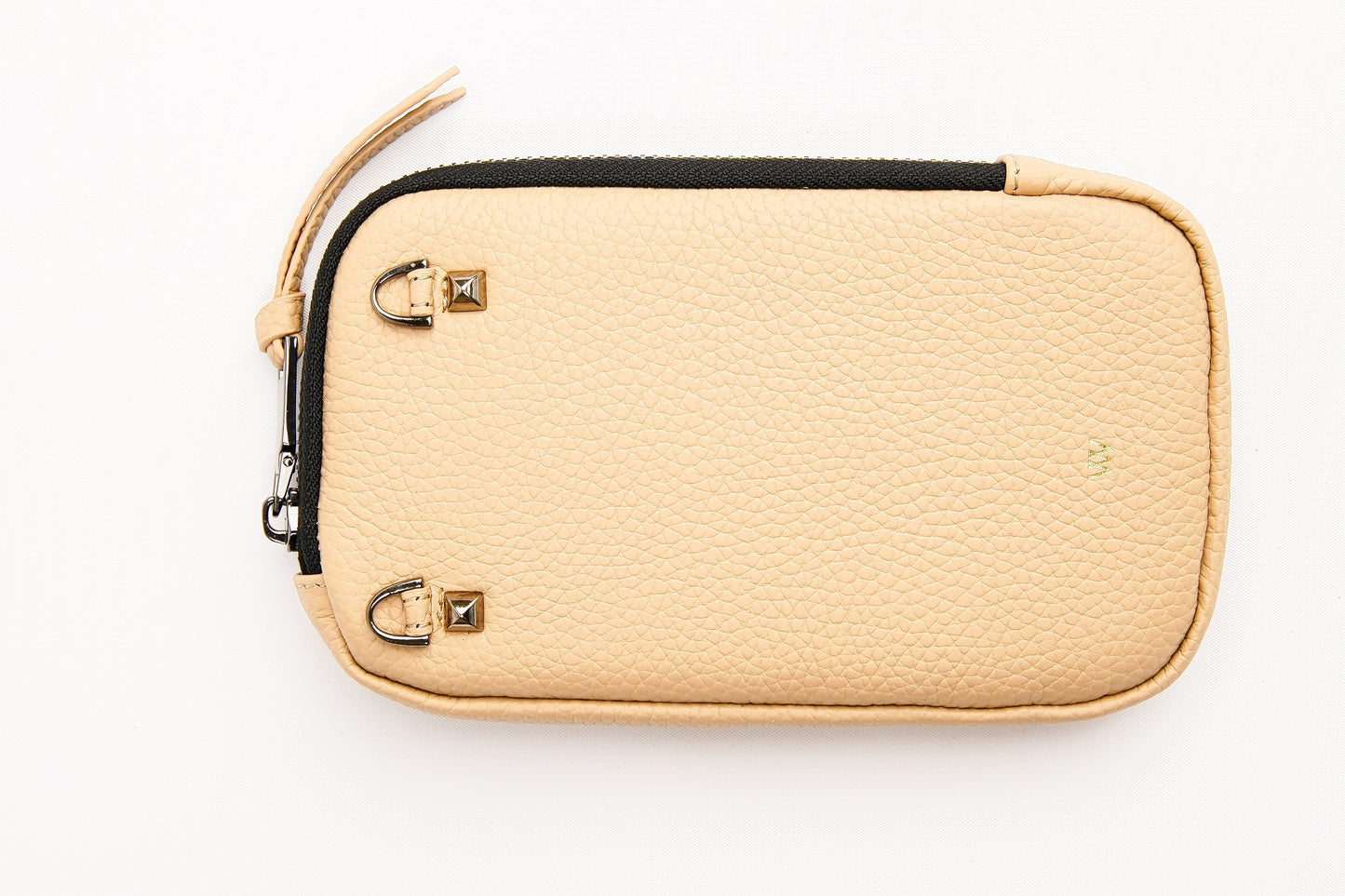 Beige Leather Pouch