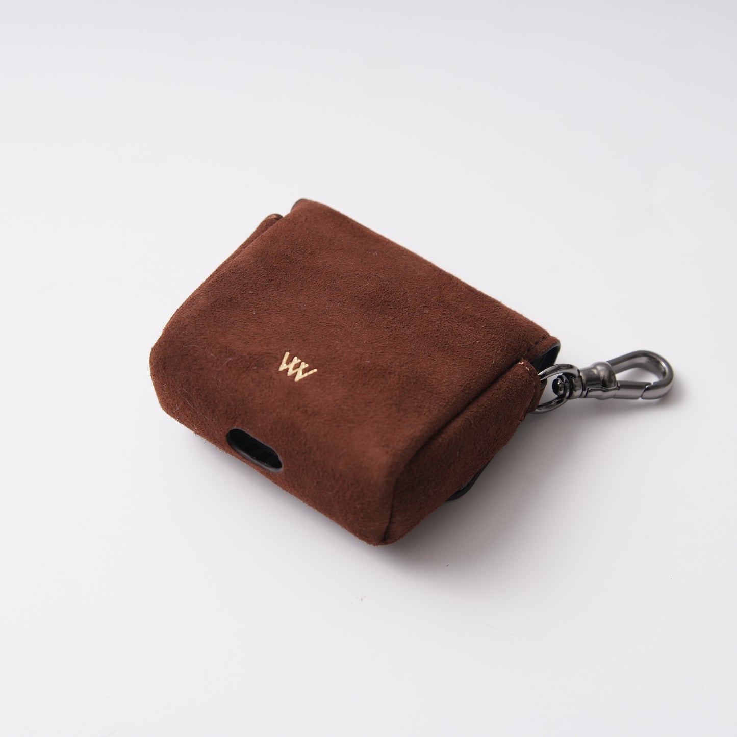 Brown Suede AirPod Case