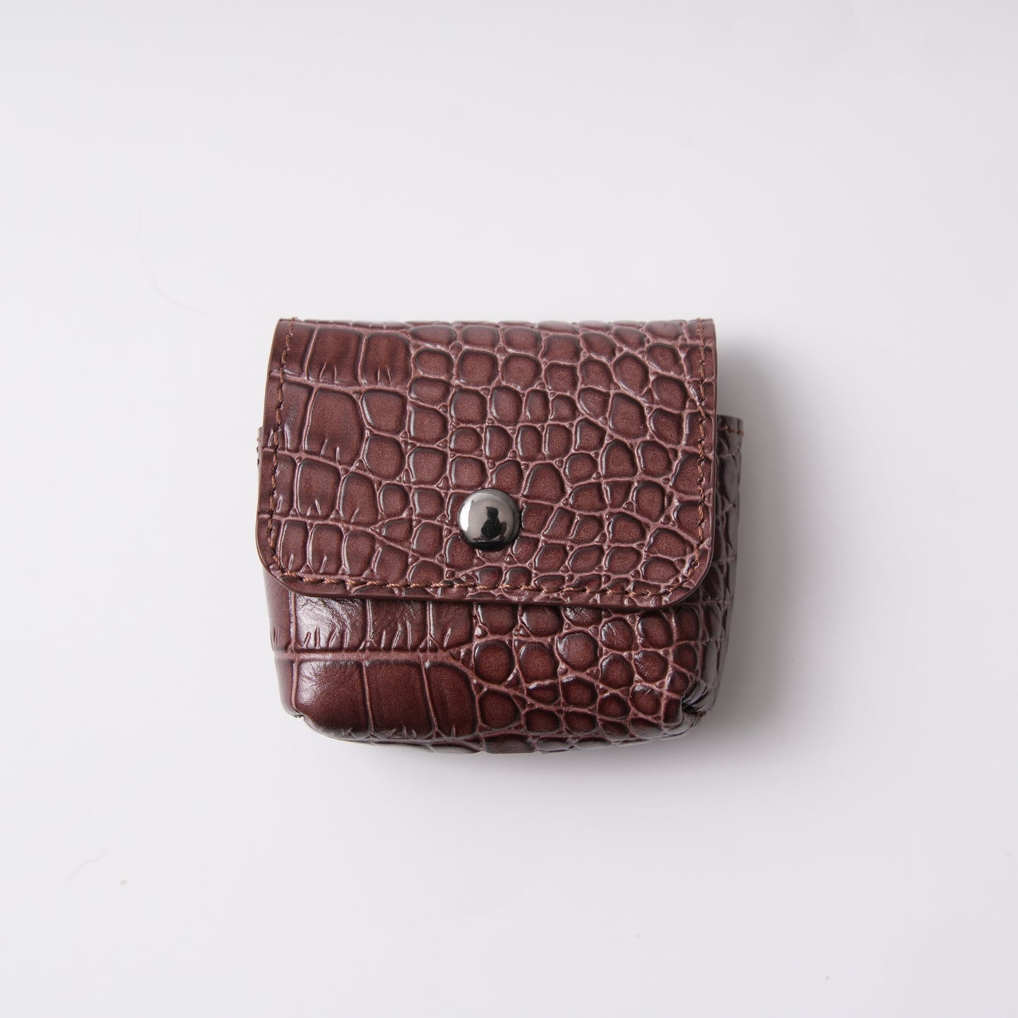 Brown Croc AirPod Case