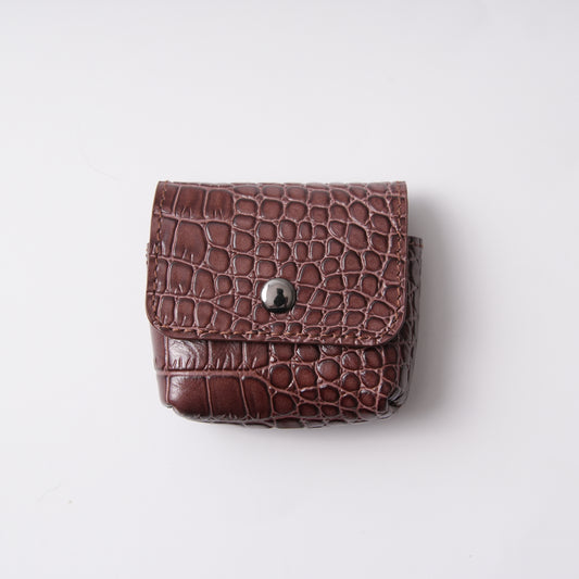 Brown Croc AirPod Case