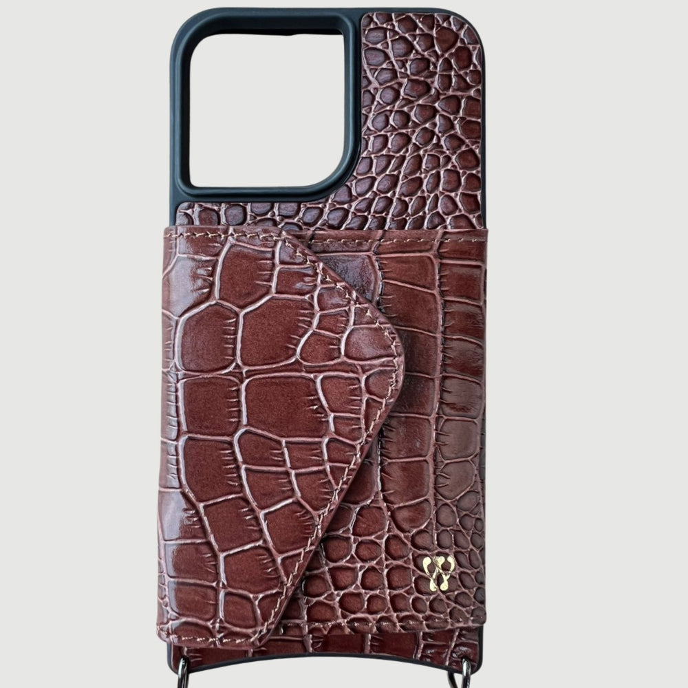 Brown Croc Case