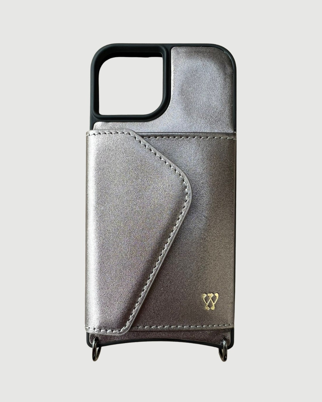 Silver Smooth Leather Case