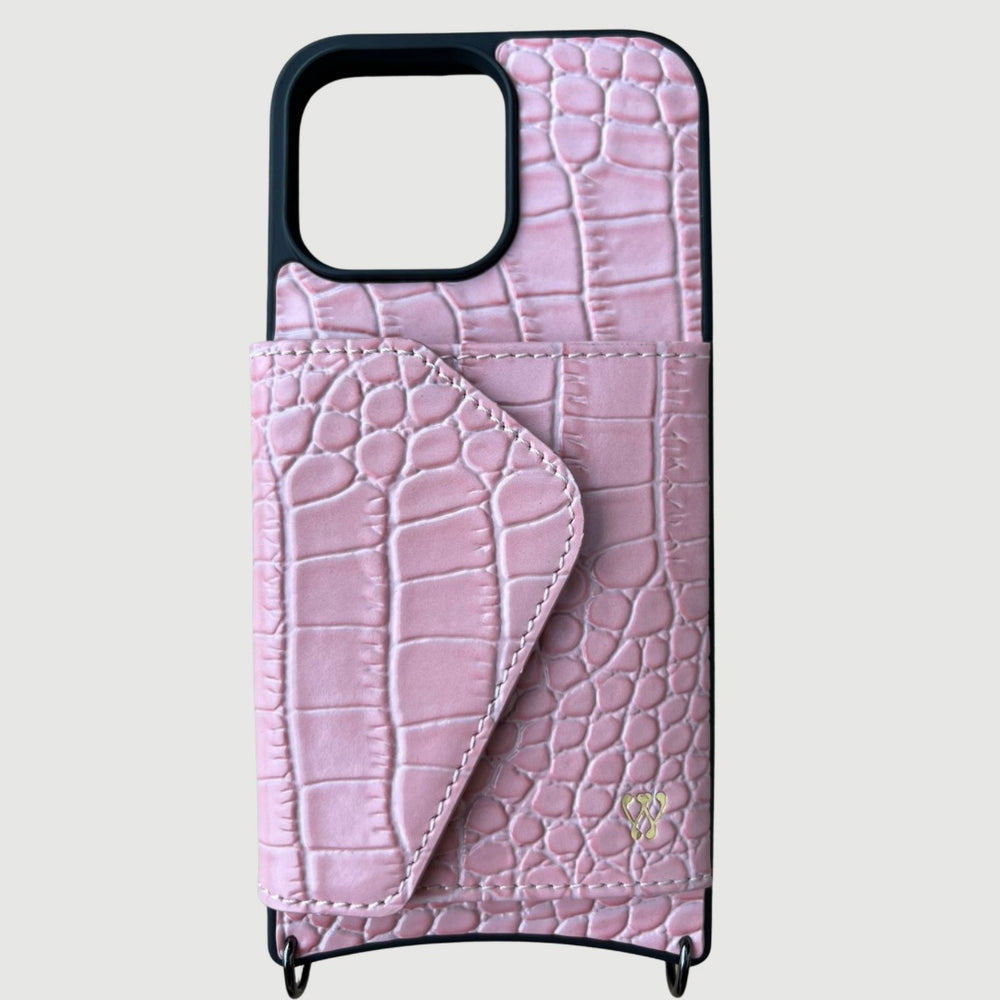 Baby Pink Croc Case