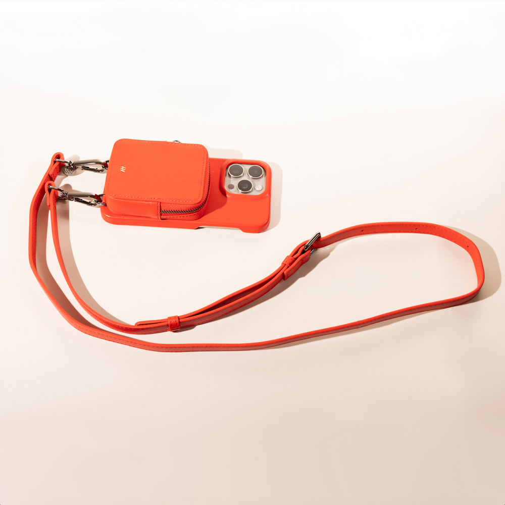 
                  
                    Red Leather Pouch Case
                  
                