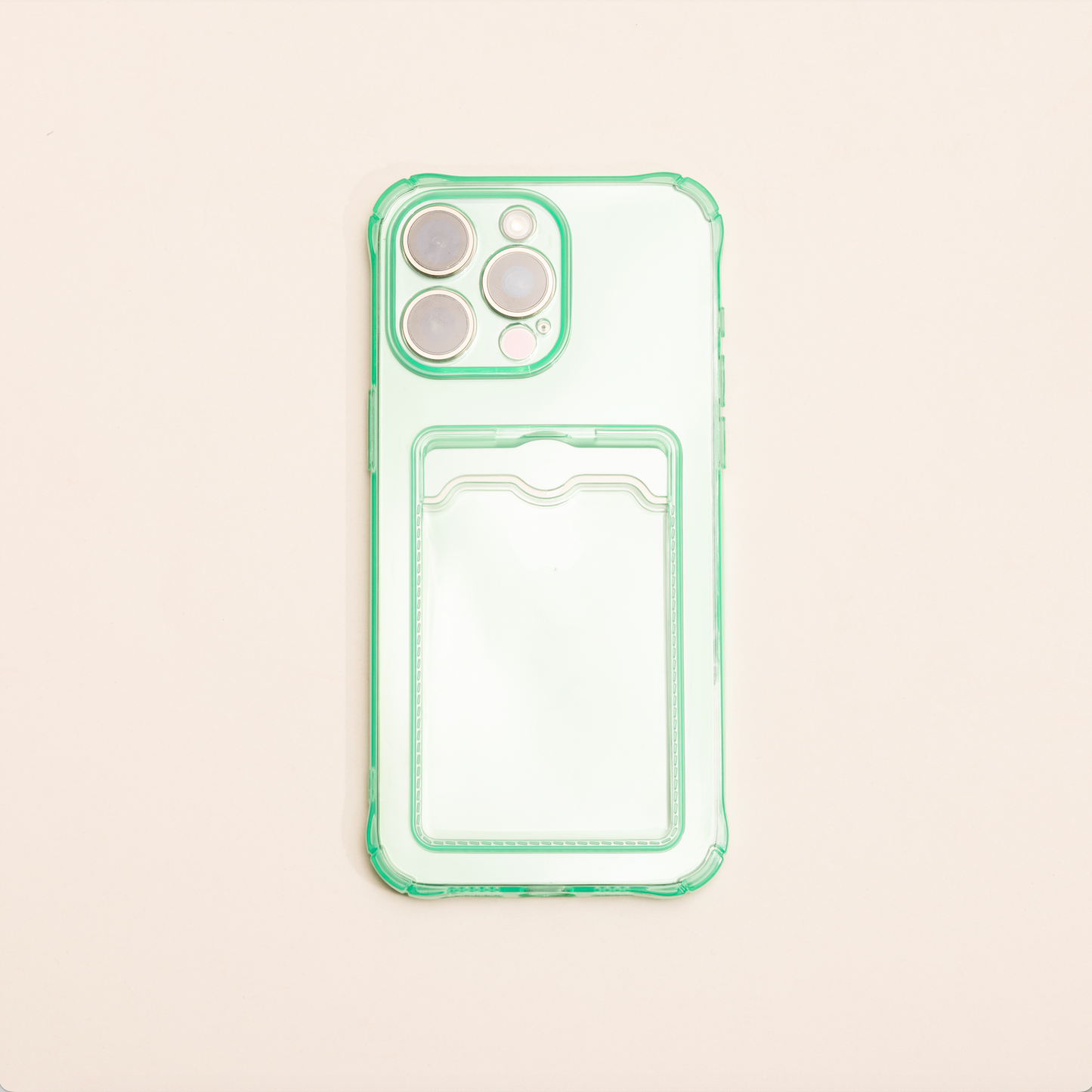 Mint Plastic Wallet Case