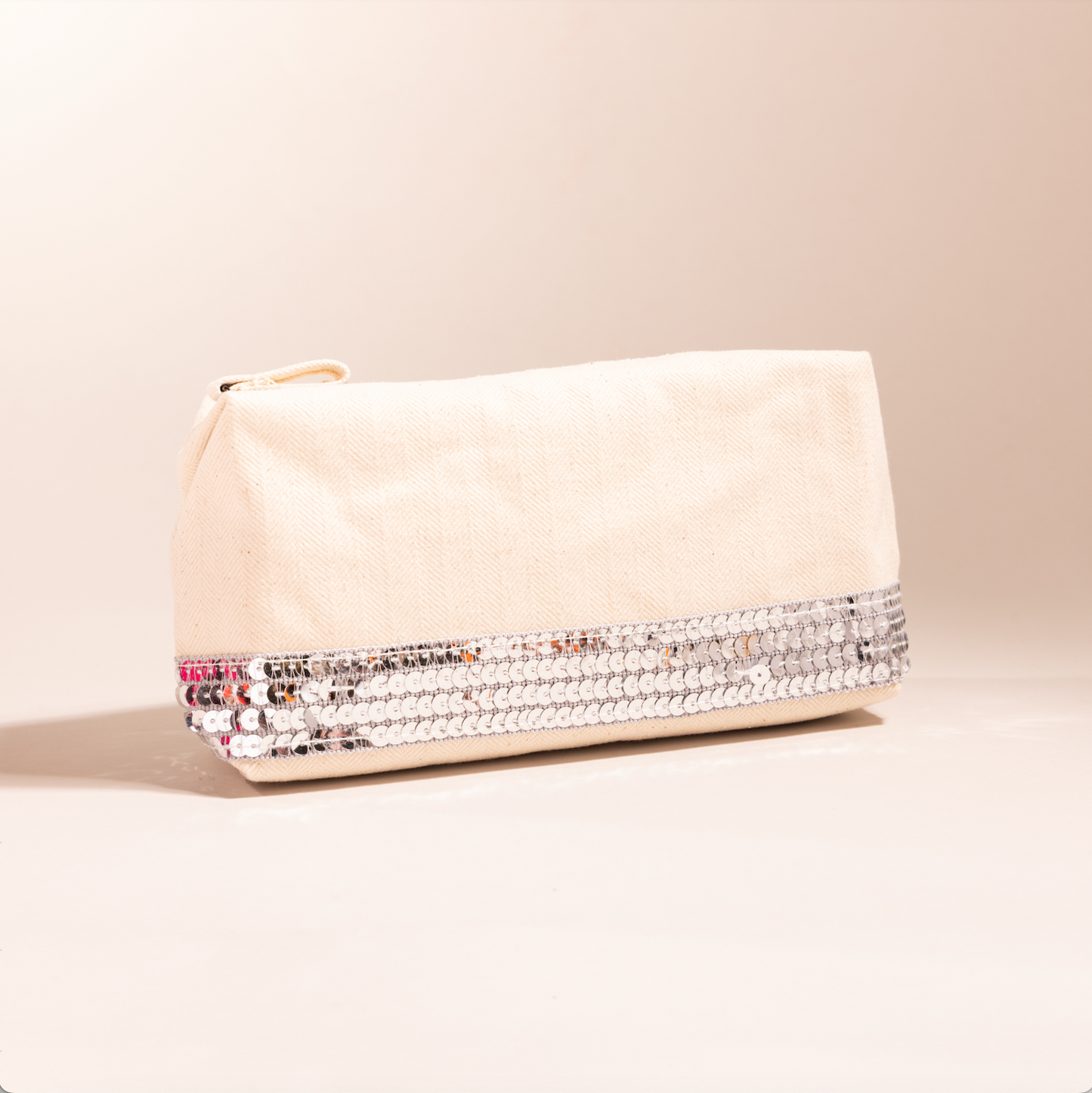 White Canvas Pouch